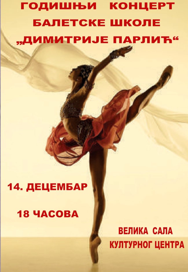 plakat balet 14. 12. 2022.