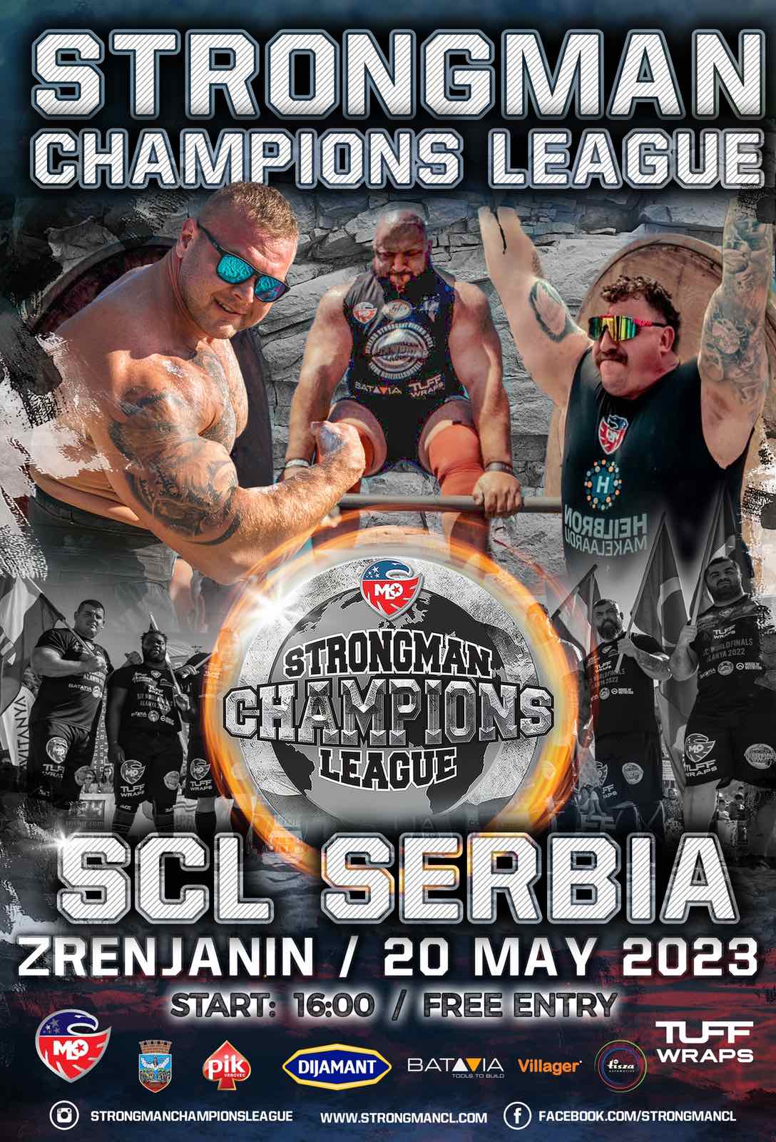 Strongman World Championship liga stiže u Srbiju! 09/05/2023 VOLIM