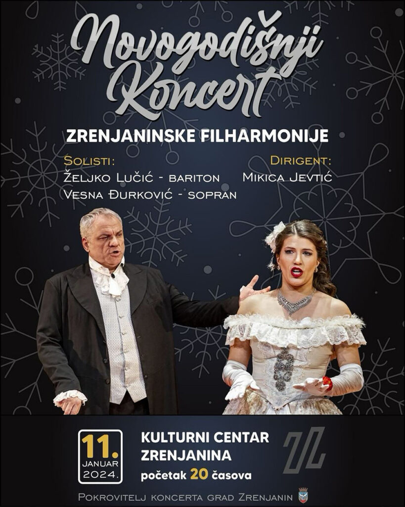 novogodisnji koncert zrenjaninske filharmonije 11. 1. 2024.