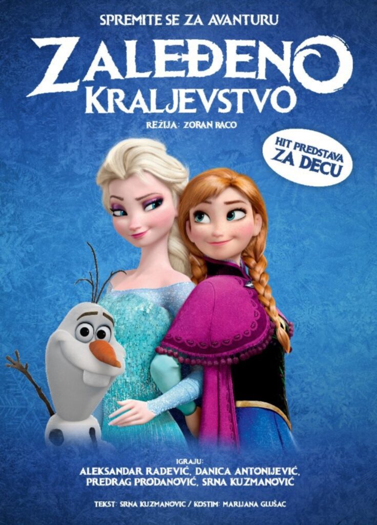 plakat zaledjeno kraljevstvo