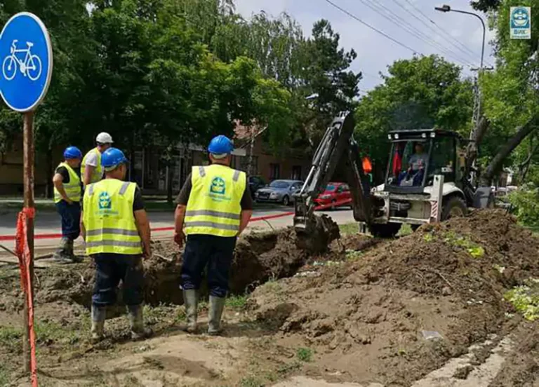 sanacija kvara magistralni vod vodovod zrenjanin vik zr n