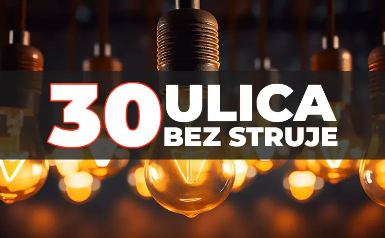 30 ulica bez struje s