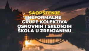 saopstenje zrenjanin n