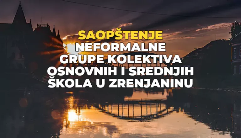 saopstenje zrenjanin n