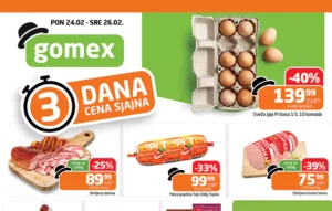 gomex 3 dana cena sjajna 67bc3b810bc24