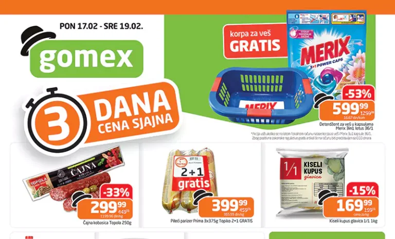 gomex akcija trojka n