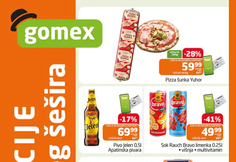 gomex akcije iz naseg sesira n