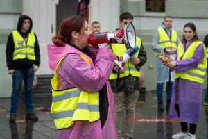 protest studenata ispred opstine n