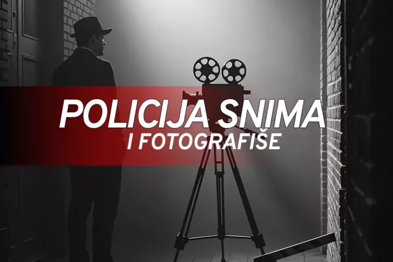 policija snima s