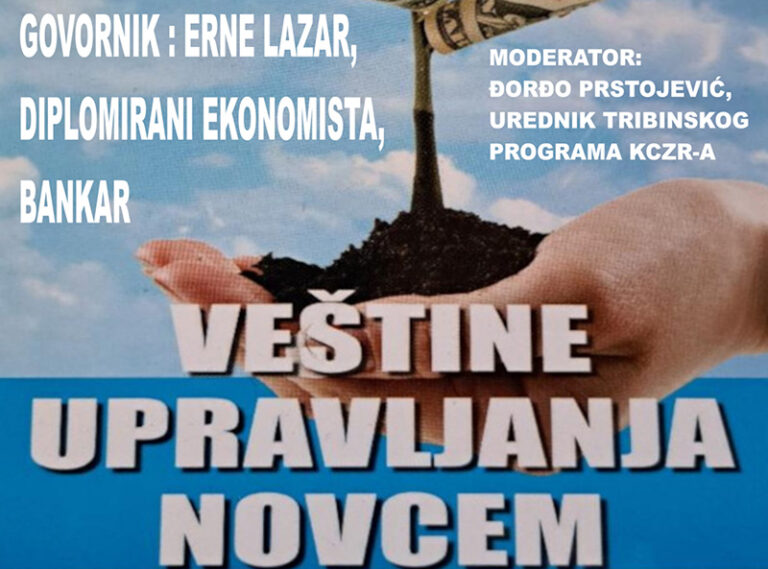 tribina veŠtina upravljanja novcem n