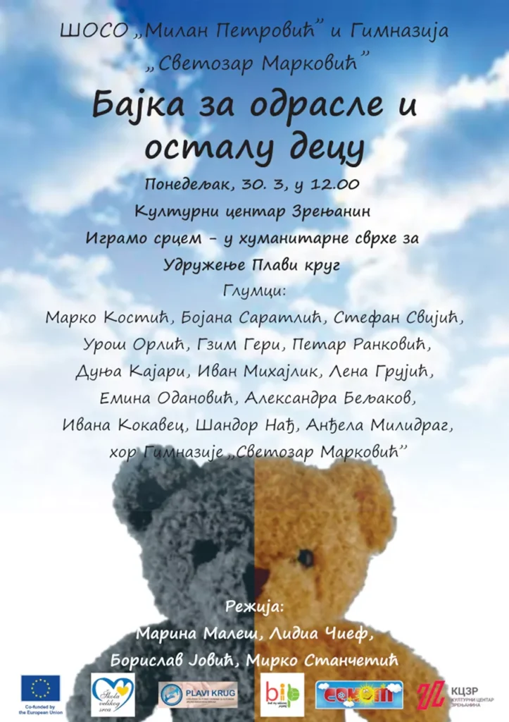 bajka za odrasle i ostalu decu humanitarna predstava 30 3 2026 69c4249813139