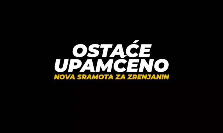 sramota za zrenjanin s