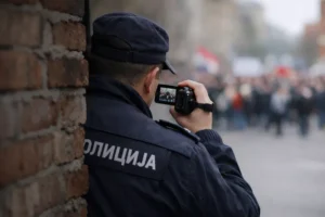 policija snimanje s