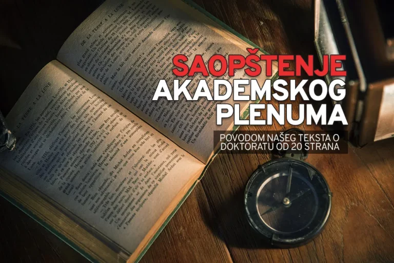 saosptenje plenuma s