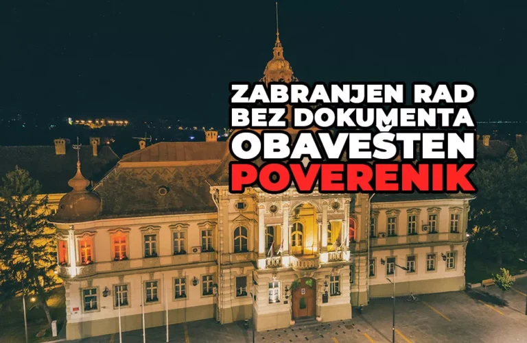 zabrana rada novinarima u zrenjaninu s